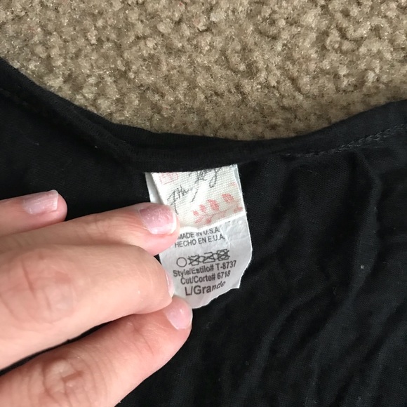 Black Peplum shirt - Picture 3 of 3